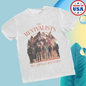 The Revivalists Store Merch Men Amongst Mountains Portrait Tee