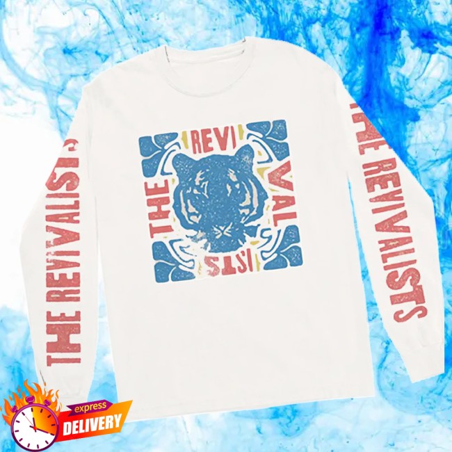 The Revivalists Store Merch Year Of The Tiger Long Sleeve White T-Shirt The Revivalists Store Merch Year Of The Tiger Long Sleeve White T-Shirt