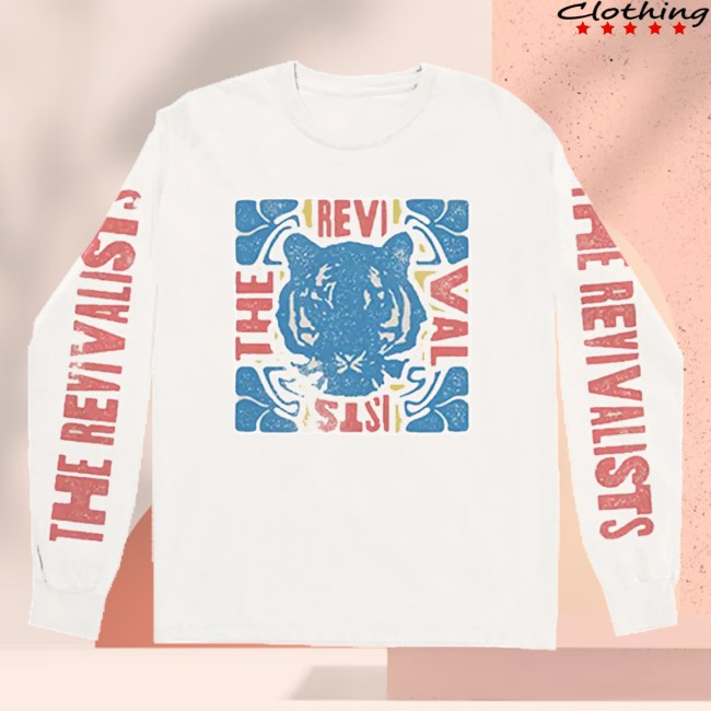 The Revivalists Store Merch Year Of The Tiger Long Sleeve White T-Shirt The Revivalists Store Merch Year Of The Tiger Long Sleeve White T-Shirt
