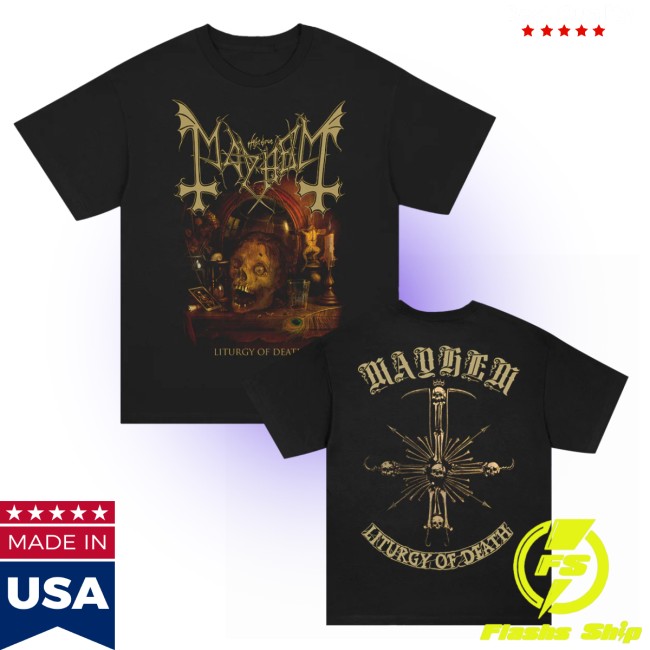 Mayhem Official Store Merch Vanitas Black T-Shirt Mayhem Official Store Merch Vanitas Black T-Shirt