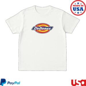 Deftones Shop Merch Deftones X Dickies White T-Shirt