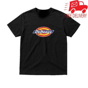 Deftones Shop Merch Deftones X Dickies Black T-Shirt