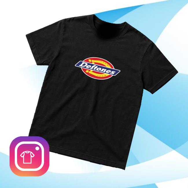 Deftones Shop Merch Deftones X Dickies Black T-Shirt Deftones Shop Merch Deftones X Dickies Black T-Shirt