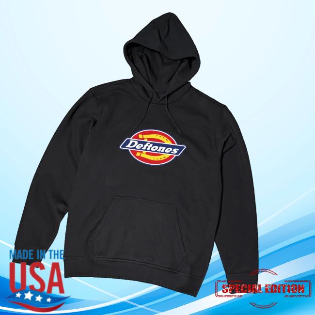 Deftones Shop Merch Deftones X Dickies Black Hoodie Deftones Shop Merch Deftones X Dickies Black Hoodie