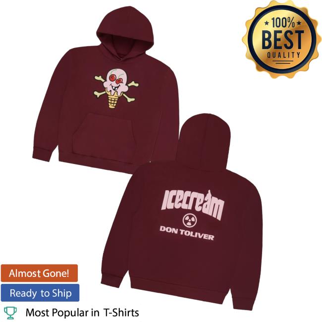 Don Toliver Music Merch Store Icecream Cones And Bones Octane Hoodie Don Toliver Music Merch Store Icecream Cones And Bones Octane Hoodie