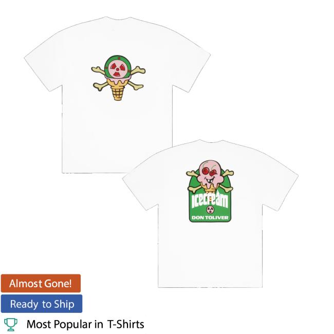 Don Toliver Music Merch Store Icecream Cones And Bones Octane Tee Don Toliver Music Merch Store Icecream Cones And Bones Octane Tee