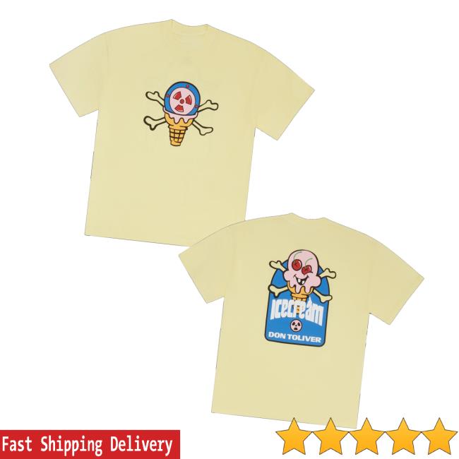 Don Toliver Music Merch Store Icecream Cones And Bones Octane Tee Don Toliver Music Merch Store Icecream Cones And Bones Octane Tee
