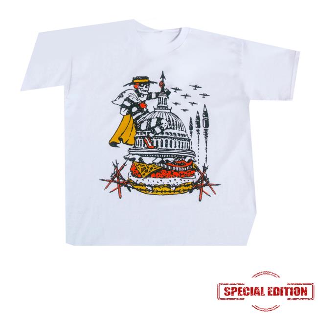 Ideologie Shop Merch Murder Burger T-Shirt Ideologie Shop Merch Murder Burger T-Shirt