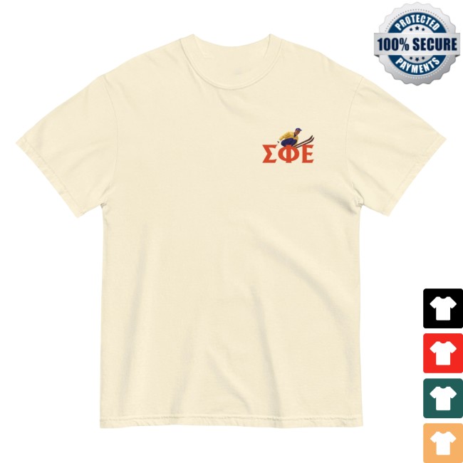 The Sigma Phi Epsilon Store Merch Sigep Ski Club T-Shirt The Sigma Phi Epsilon Store Merch Sigep Ski Club T-Shirt