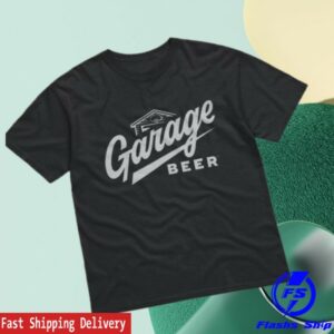 Garage Beer Store Merch Logo Black Shirt