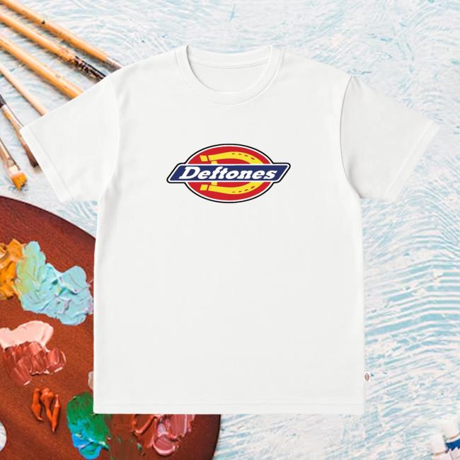 Deftones Merch Store Deftones X Dickies White T-Shirt Deftones Merch Store Deftones X Dickies White T-Shirt