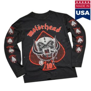 Madeworn Store Merch Motörhead Ace Of Spades Long Sleeve