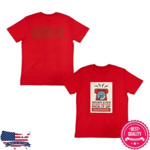 Waste Merch Store Pick It Up Red T-Shirt