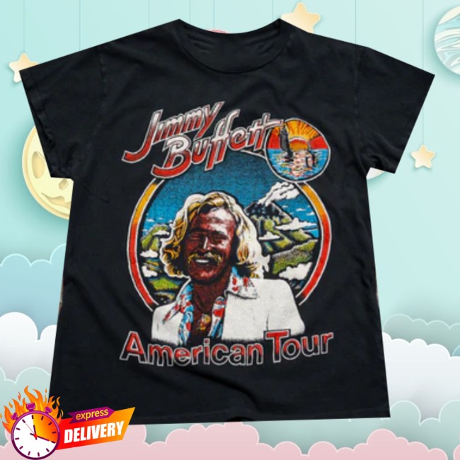 Madeworn Store Merch Jimmy Buffett American Tour Shirt Madeworn Store Merch Jimmy Buffett American Tour Shirt