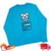 kenny Waste Merch Store Test Specimen Cyan Blue Long Sleeve T Shirta