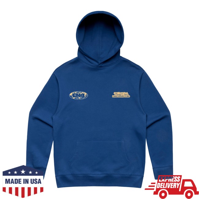 Lando Norris Store Merch World Tour Cobalt Hoodie Lando Norris Store Merch World Tour Cobalt Hoodie