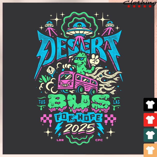 Fangamer Store Merch Desert Bus 2025 Shirt Fangamer Store Merch Desert Bus 2025 Shirt