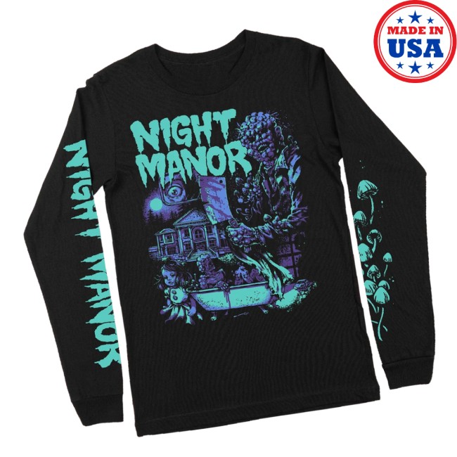 Fangamer Store Merch Ufo 50 Night Manor Long Shirt Fangamer Store Merch Ufo 50 Night Manor Long Shirt