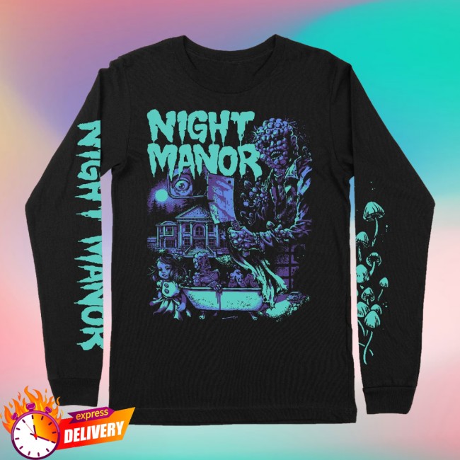 Fangamer Store Merch Ufo 50 Night Manor Long Shirt Fangamer Store Merch Ufo 50 Night Manor Long Shirt