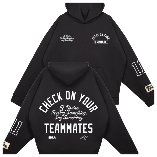 Peace Collective Store Merch PC X Aj Brown Superheavy Black Hoodie Peace Collective Store Merch PC X Aj Brown Superheavy Black Hoodie