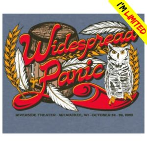 Widespread Merchandise Store Merch 2025 Milwaukee Event T Owl Long Sleeve