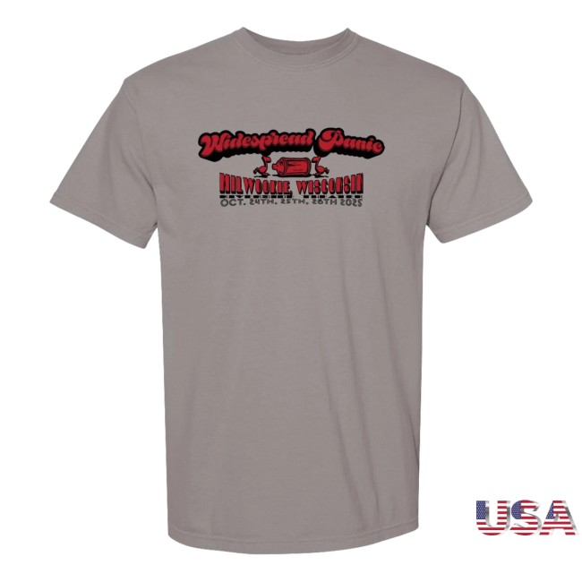 Widespread Merchandise Store Merch 2025 Milwaukee Event T Shirt Widespread Merchandise Store Merch 2025 Milwaukee Event T Shirt