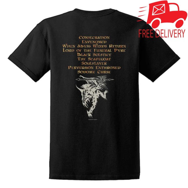 Direct Merch Store Angelcorpse Hammer Of Gods T-Shirt Direct Merch Store Angelcorpse Hammer Of Gods T-Shirt