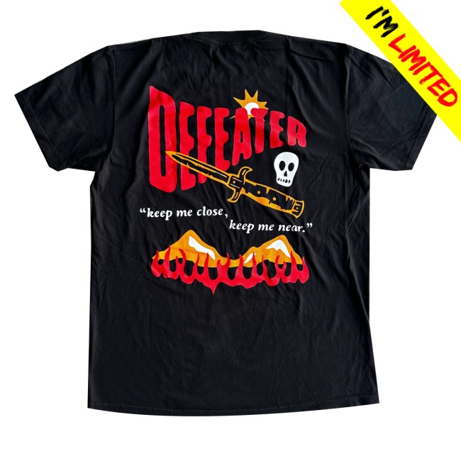 Defeater Store Merch Aif Black Tee Defeater Store Merch Aif Black Tee