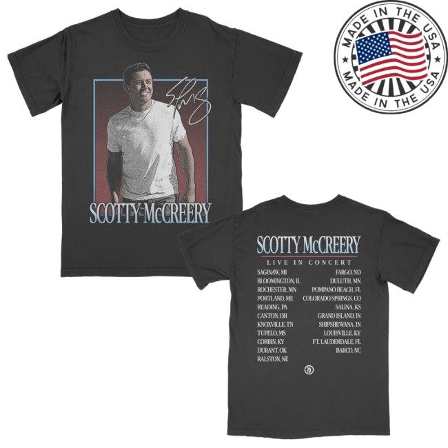 Scotty Mccreery Store Merch Square Photo Tee Scotty Mccreery Store Merch Square Photo Tee