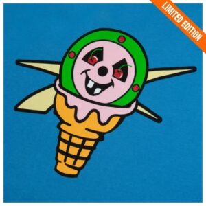 Dontolivermusic Store Merch Icecream X Reebok Octane Blender Blue Tee