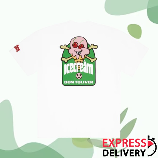 Dontolivermusic Store Merch Ice Cream Cones & Bones Octane White Tee Dontolivermusic Store Merch Ice Cream Cones & Bones Octane White Tee