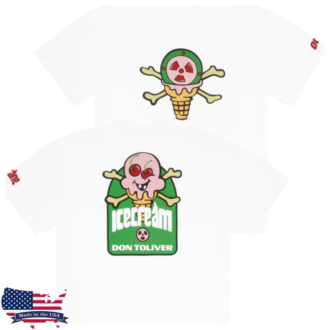 Dontolivermusic Store Merch Ice Cream Cones & Bones Octane White Tee Dontolivermusic Store Merch Ice Cream Cones & Bones Octane White Tee