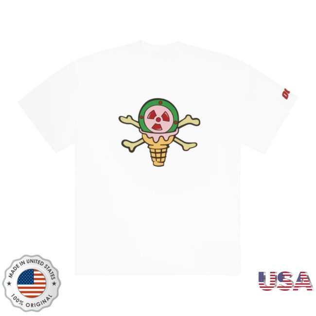 Dontolivermusic Store Merch Ice Cream Cones & Bones Octane White Tee Dontolivermusic Store Merch Ice Cream Cones & Bones Octane White Tee