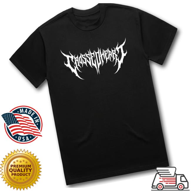 Crossed Heart Clothing Merch Store Metal Logo Tee Crossed Heart Clothing Merch Store Metal Logo Tee