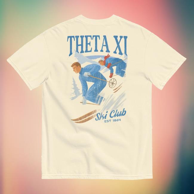 Thetaxi Merch Store Drop 013 Theta Xi Ski Club T-Shirt Thetaxi Merch Store Drop 013 Theta Xi Ski Club T-Shirt
