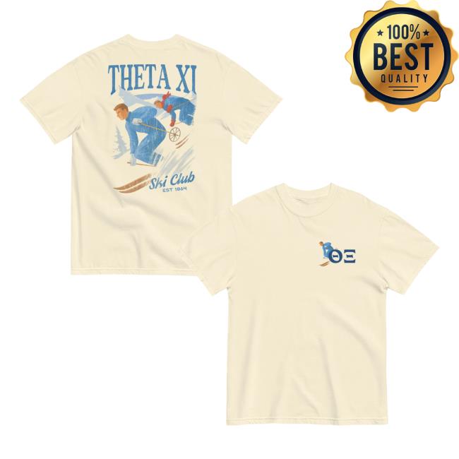 Thetaxi Merch Store Drop 013 Theta Xi Ski Club T-Shirt Thetaxi Merch Store Drop 013 Theta Xi Ski Club T-Shirt