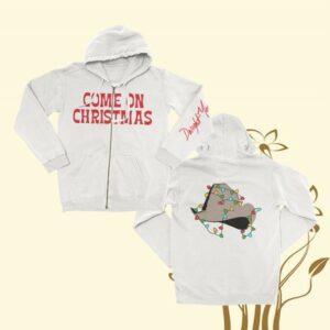 Dwight Yoakam Store Merch Come On Christmas Zip Hoodie