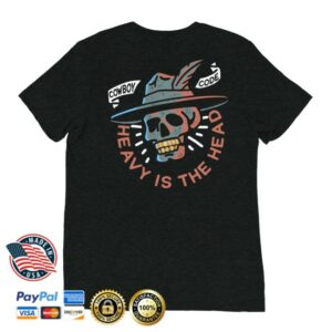 Cowboy Revolution Store Merch Heavy Is The Head Cowboy Revolution Short Sleeve Tri-Blend Tee