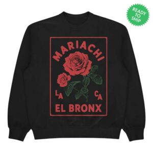 Thebronxxx Merch Store De La Rose Crewneck Black