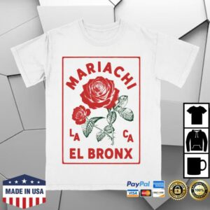 Thebronxxx Merch Store De La Rose White Tee