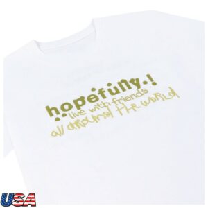 Loyle Carner Store Merch Hopefully White Tour T-Shirt