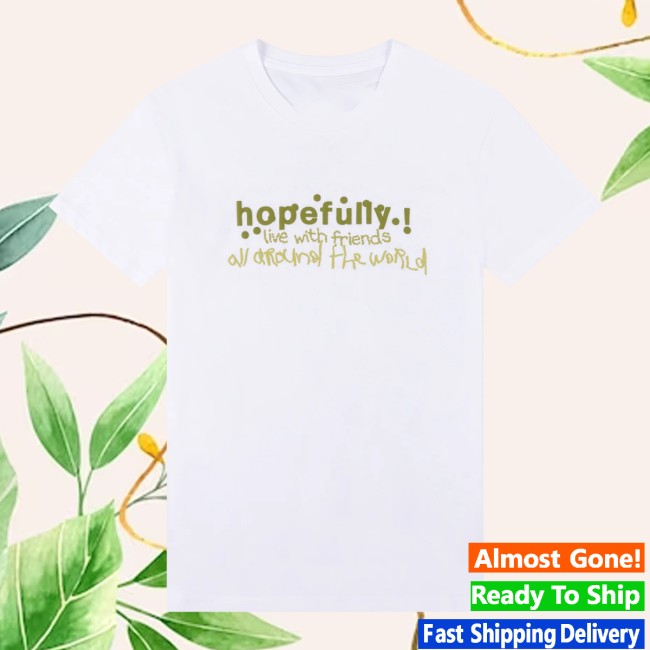 Loyle Carner Store Merch Hopefully White Tour T-Shirt Loyle Carner Store Merch Hopefully White Tour T-Shirt