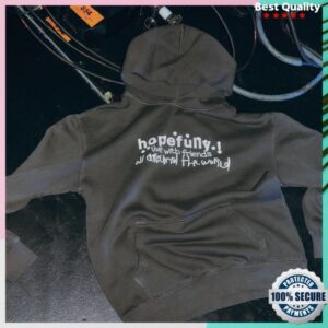 Loyle Carner Store Merch Hopefully Black Tour Hoodie