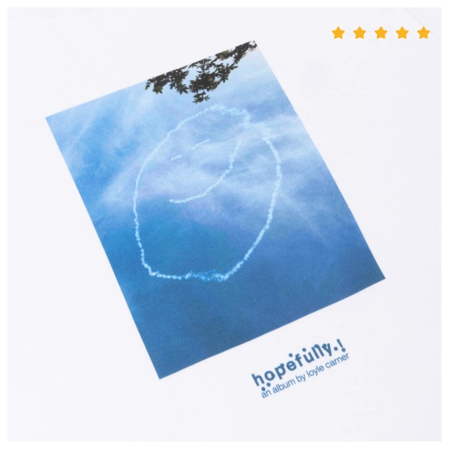 Loyle Carner Store Merch Hopefully Cloud Graphic T-Shirt Loyle Carner Store Merch Hopefully Cloud Graphic T-Shirt