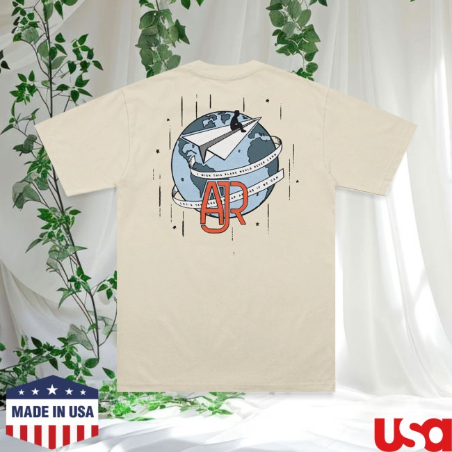 Ajr Store Merch Paper Plane Tee Ajr Store Merch Paper Plane Tee
