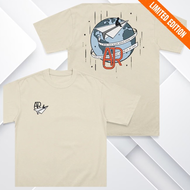 Ajr Store Merch Paper Plane Tee Ajr Store Merch Paper Plane Tee
