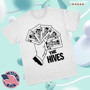 The Hives Store Merch Shop The Hives Forever, Forever The Hives Rasterized Black T-Shirt