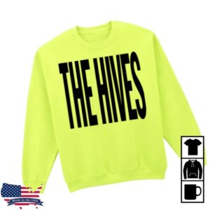 The Hives Store Merch The Hives Forever, Forever The Hives Rasterized Black Sweatshirt