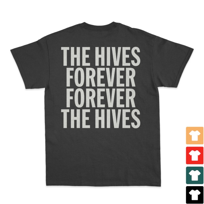 The Hives Store Merch The Hives Forever, Forever The Hives Rasterized Black T-Shirt The Hives Store Merch The Hives Forever, Forever The Hives Rasterized Black T-Shirt