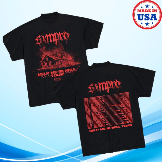 Sxmpra Store Merch Help Me In Hell Tee Sxmpra Store Merch Help Me In Hell Tee